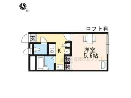 レオパレスSOPHIA(1K/2階)の間取り写真