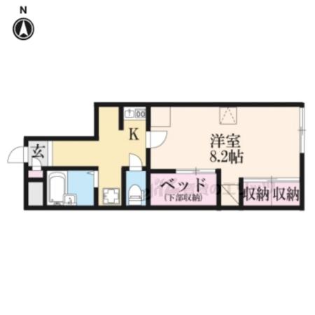 レオパレスサイトウ(1K/1階)の間取り写真