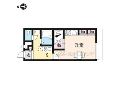 レオパレスミヨシ(1K/2階)の間取り写真