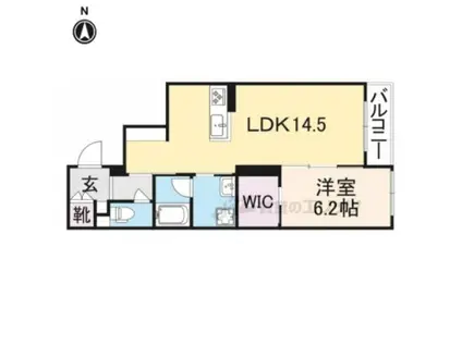 MAISON・DE・JINN(1LDK/3階)の間取り写真