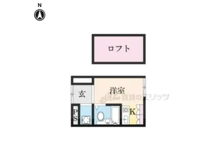 マイモア(ワンルーム/3階)の間取り写真