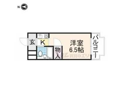 ファーストプラザ(ワンルーム/4階)の間取り写真