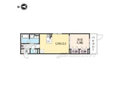 レジデンス グレース(1LDK/2階)の間取り写真