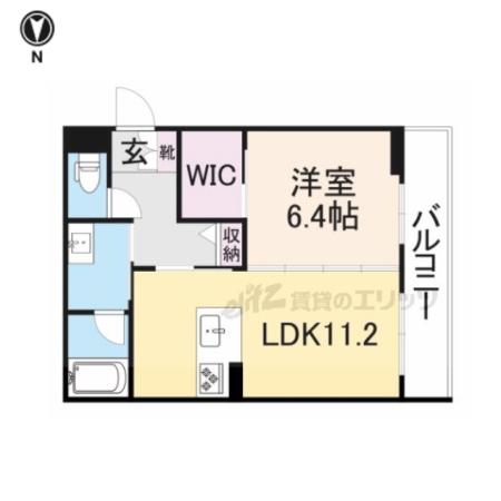 SHA MAISON LUNA(1LDK/1階)の間取り写真