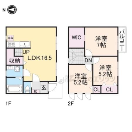 近鉄橿原線 橿原神宮前駅 徒歩11分 2階建 築3年