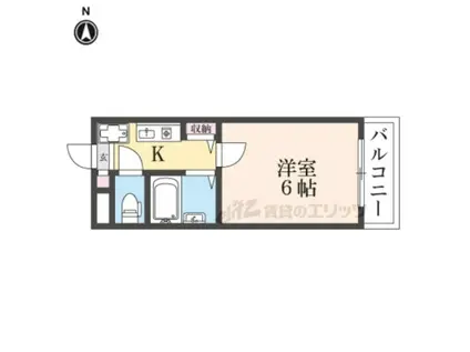 新大宮シティ・パル(1K/3階)の間取り写真