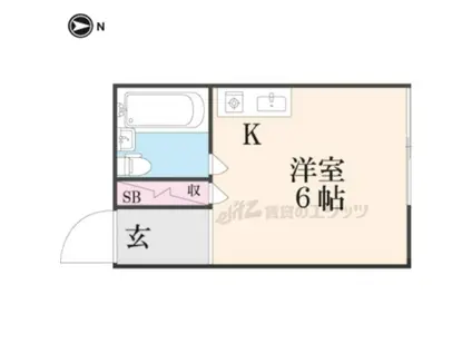 ハイツプチトマト(ワンルーム/1階)の間取り写真