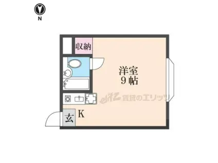 シティライフ高田(ワンルーム/2階)の間取り写真