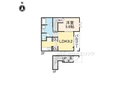 アザレアツインズ(1LDK/2階)の間取り写真