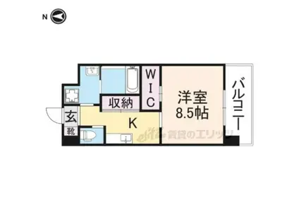 PHOENIX CLOVE TOMOI(1K/4階)の間取り写真