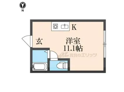 サクセスビル(ワンルーム/4階)の間取り写真