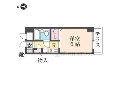 メルベールマウンテンヴィレッジ(1K/3階)の間取り写真