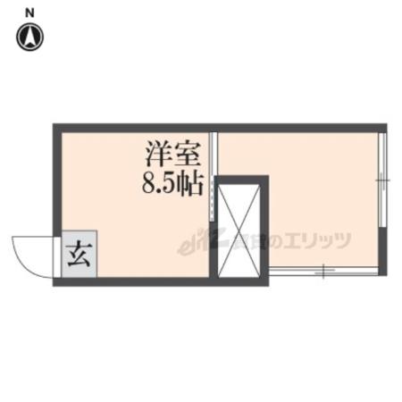 細野荘(1K/1階)の間取り写真