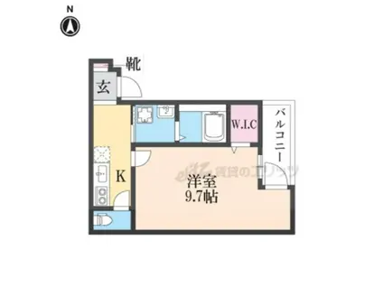 フジパレス阪急園田イースト番館(1K/2階)の間取り写真