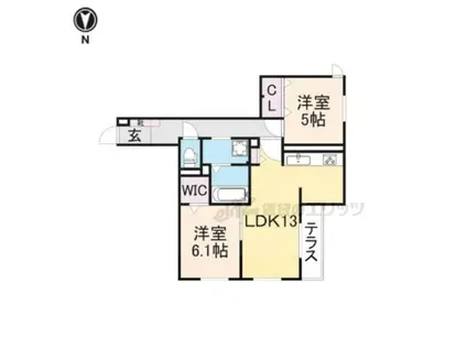 アークコート(2LDK/3階)の間取り写真