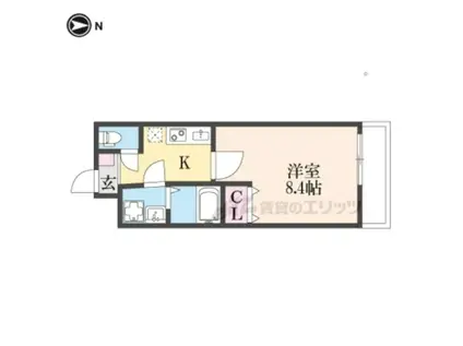 FELITZETSTUDIO(1K/3階)の間取り写真