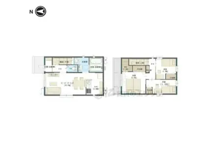 京都市烏丸線 北山駅(京都) 徒歩39分 2階建 新築(3LDK)の間取り写真