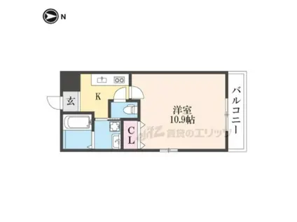 フジパレス小阪番館(1K/2階)の間取り写真