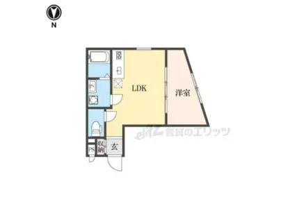 FLOWER GARDEN NEYAGAWA(1LDK/2階)の間取り写真