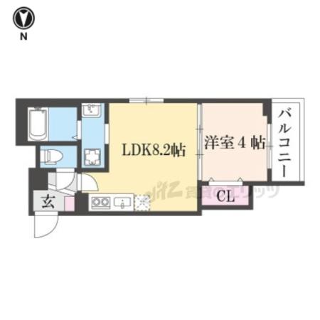 F ASECIA KUULEI(1LDK/3階)の間取り写真