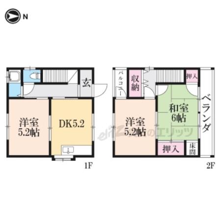 阪急電鉄京都線 西京極駅 徒歩17分 2階建 築49年