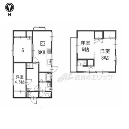 近鉄橿原線 近鉄郡山駅 徒歩27分 2階建 築44年