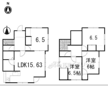 近鉄橿原線 橿原神宮前駅 徒歩15分 2階建 築47年