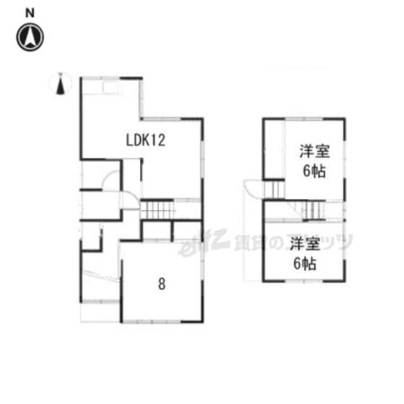 近鉄橿原線 新ノ口駅 徒歩9分 2階建 築48年