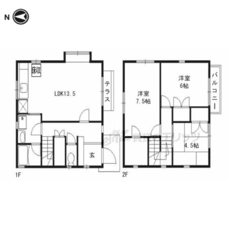 奈良県北葛城郡広陵町 2階建 築28年