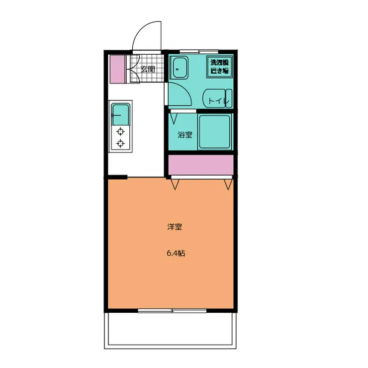 桐原ハイツ 2階階 間取り