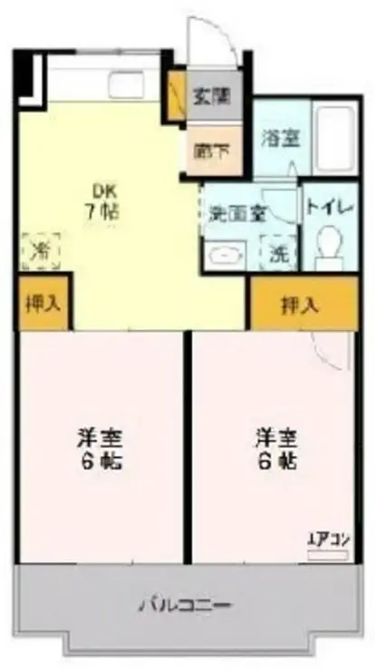メゾンラフォーレ 2階階 間取り