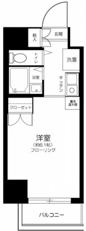 エクセル鶴見 9階階 間取り