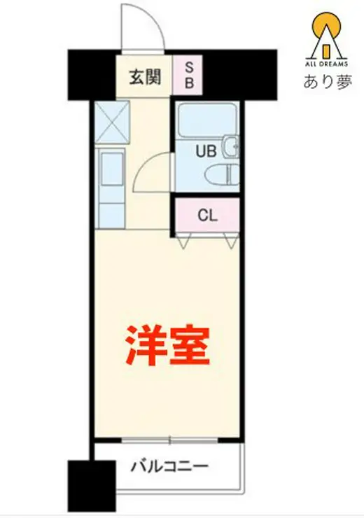 ライオンズマンション関内第6 5階階 間取り