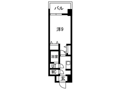 GLUCK MAISON S(1K/5階)の間取り写真