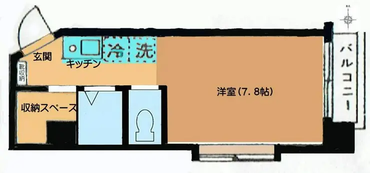 エースピア錦糸 3階階 間取り