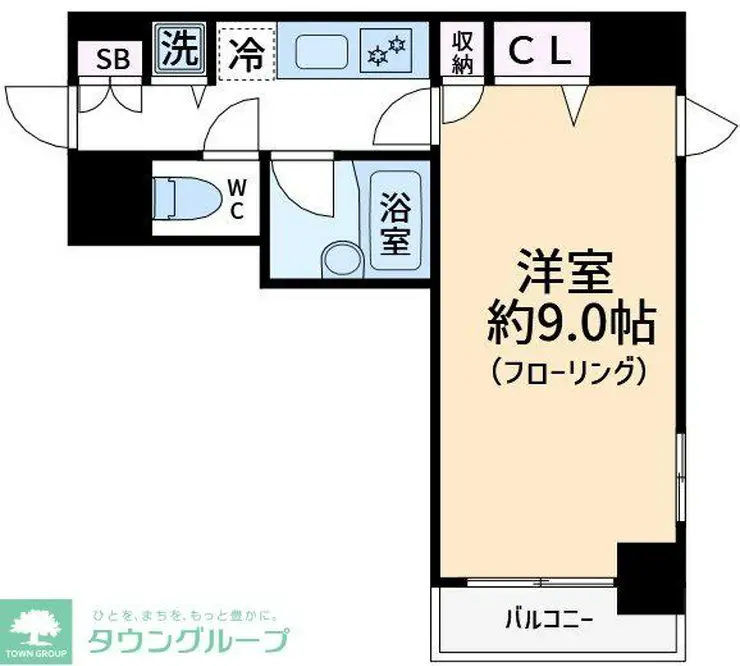 プレール・ドゥーク銀座EAST 6階階 間取り