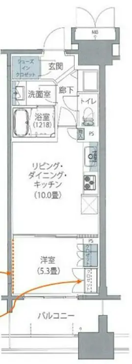 晴海テラス 13階階 間取り