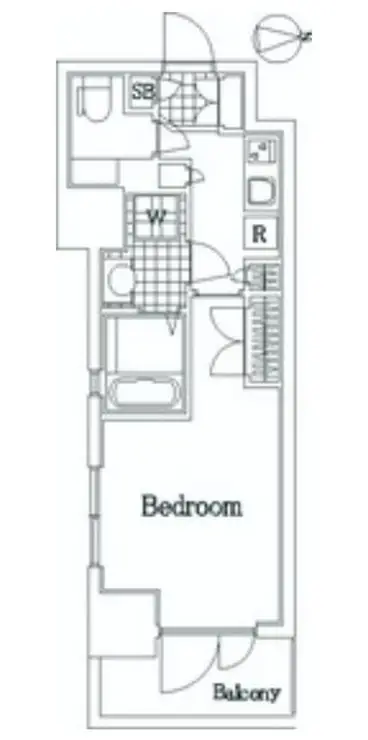 パークウェル神田EAST弐番館 8階階 間取り