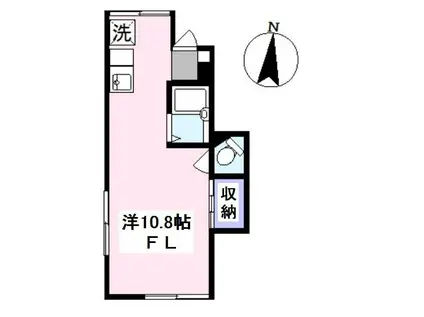 ひかりハイツ(ワンルーム/1階)の間取り写真