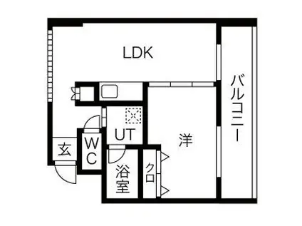 アークステージ I(1LDK/2階)の間取り写真