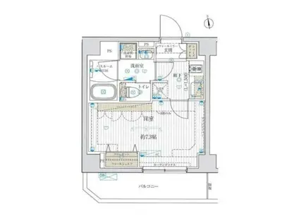ブライズ神楽坂DUE(1K/5階)の間取り写真