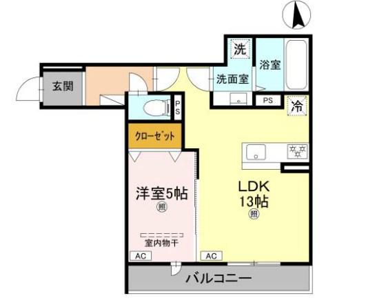 プチ ドルチェ(1LDK/3階)の間取り写真