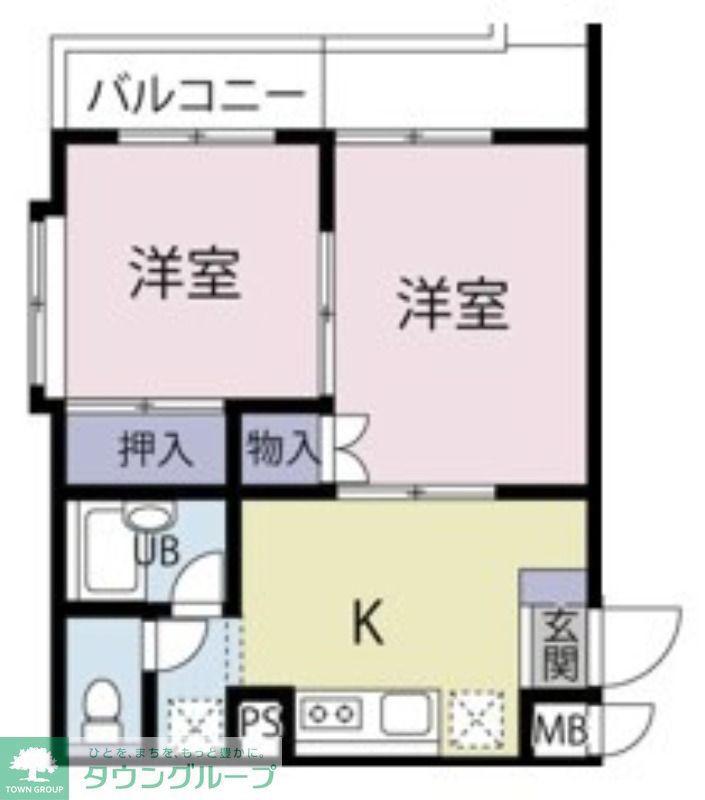 クロノス星が丘(2K/2階)