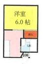 熊本市中央区白山2丁目(1K/4階)の間取り写真