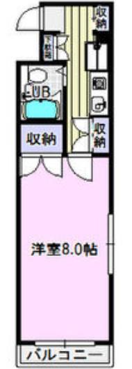 牧の里パークヒルズ(1K/1階)の間取り写真