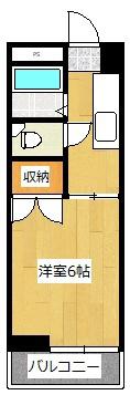 アートテラス北山(1K/1階)の間取り写真