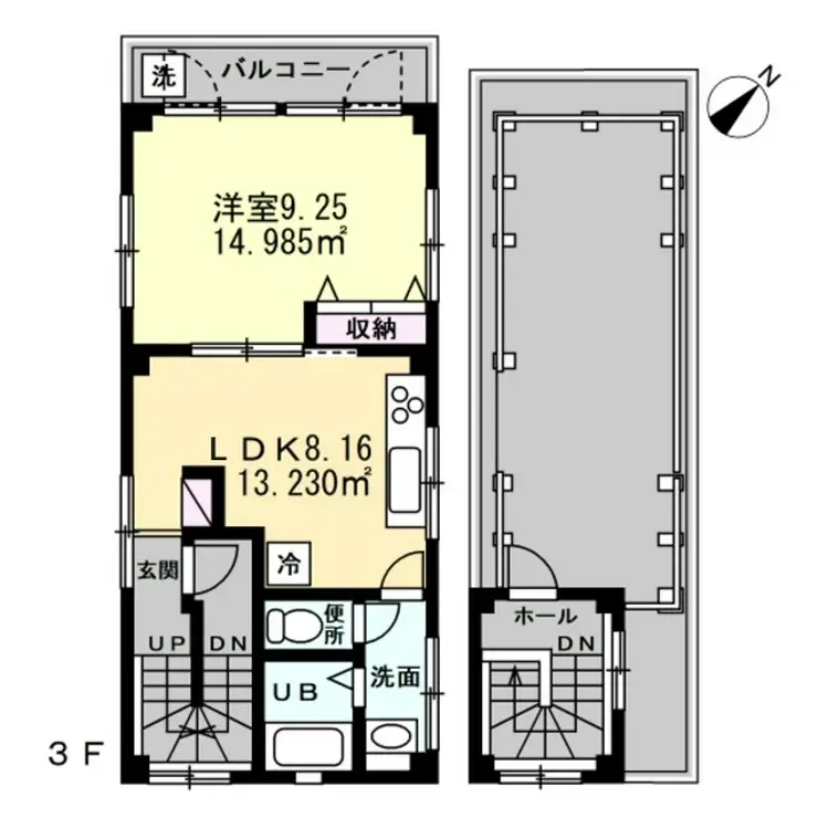 メゾン横浜 3階階 間取り