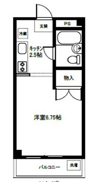 ホワイトハウス 3階階 間取り