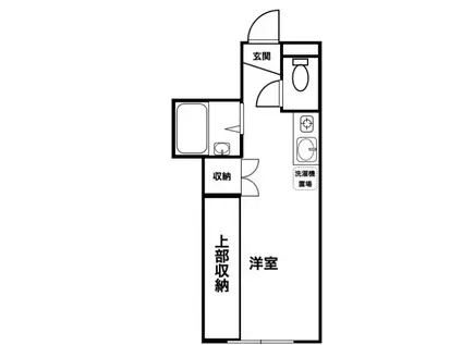 ラ・セルジュ新宿落合(ワンルーム/1階)の間取り写真