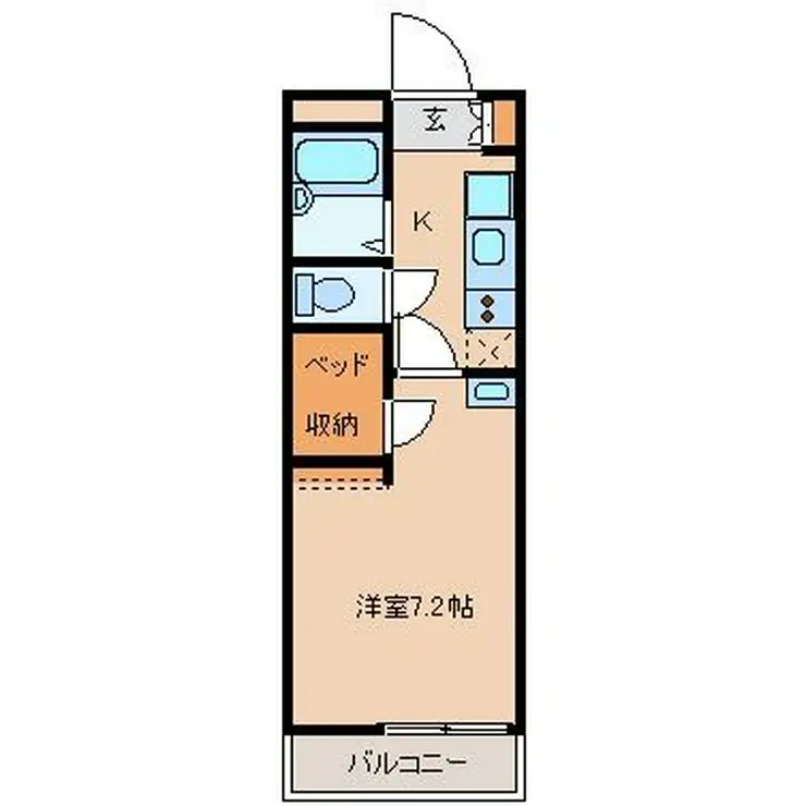 レオパレスOVIRA 3階階 間取り